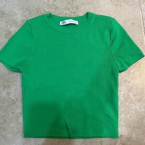 Zara Kids Green T-Shirt